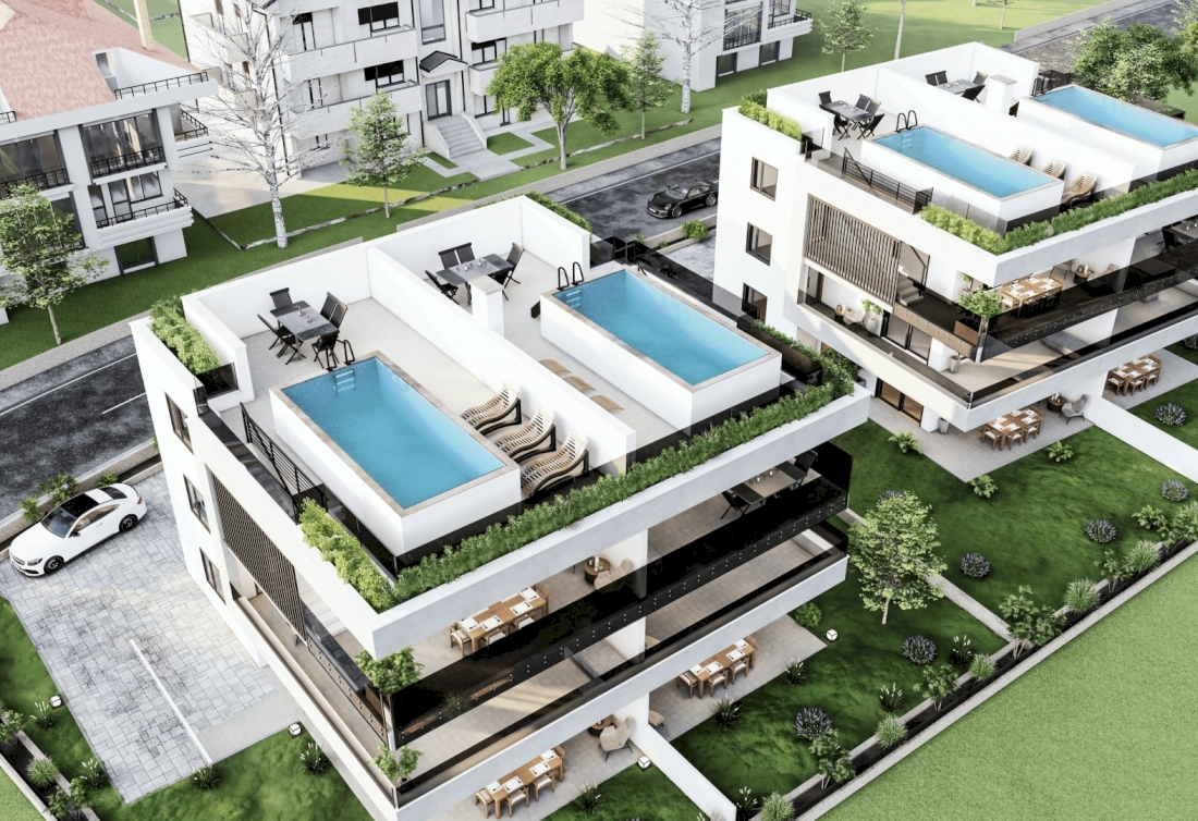 Modern newly built apartments with sea view - Island of Krk