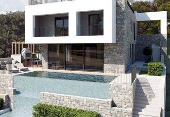 Moderne Luxusvilla mit Panoramablick auf das Meer – Opatija