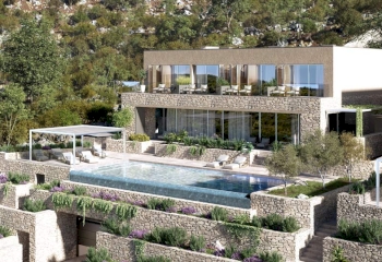 Vila prvi red uz more u luksuznom resortu - Dalmacija
