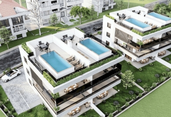 Maisonette-Wohnung mit Dachterrasse und Swimmingpool - Krk