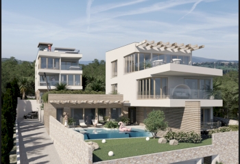 Luxury villa with a swimming pool and sea view - Island of Brač