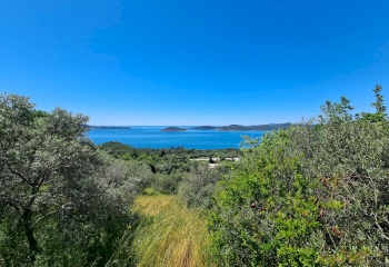 Building land plot with panoramic sea view - Dubrovnik Riviera 